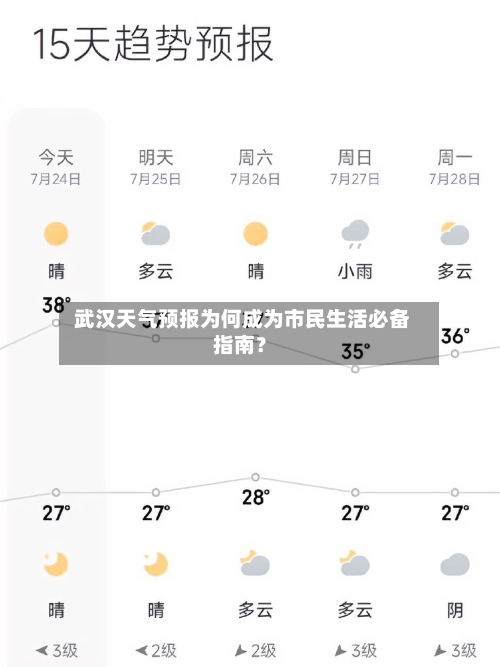  武汉天气预报为何成为市民生活必备指南？