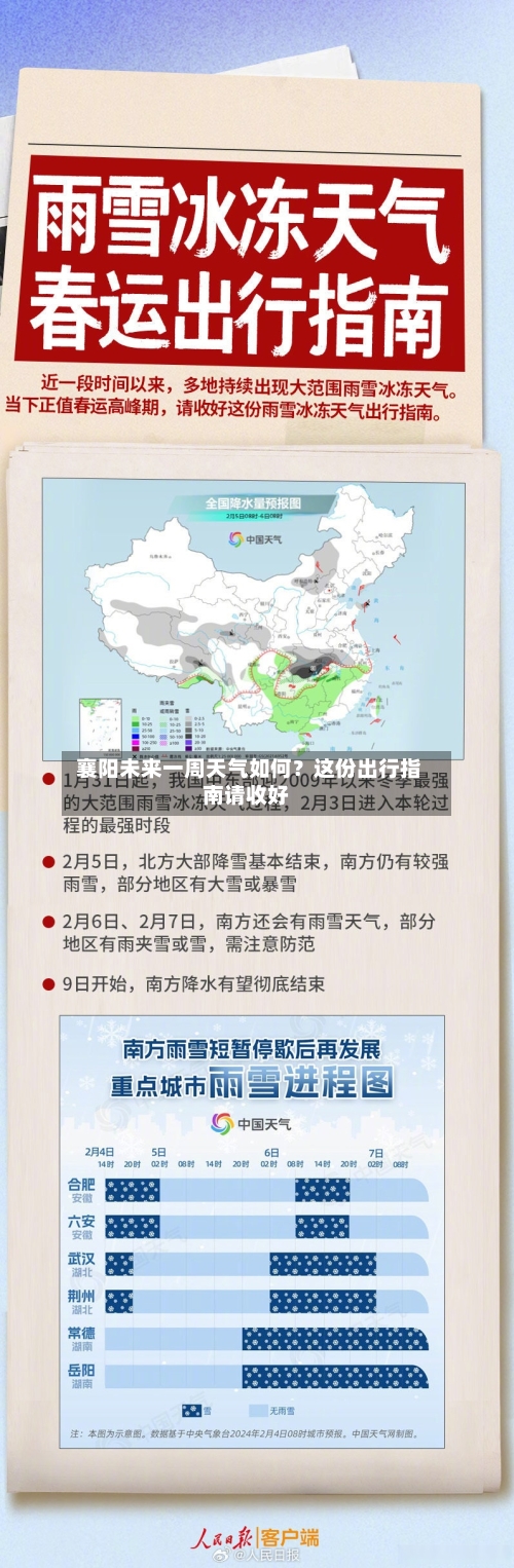  襄阳未来一周天气如何？这份出行指南请收好