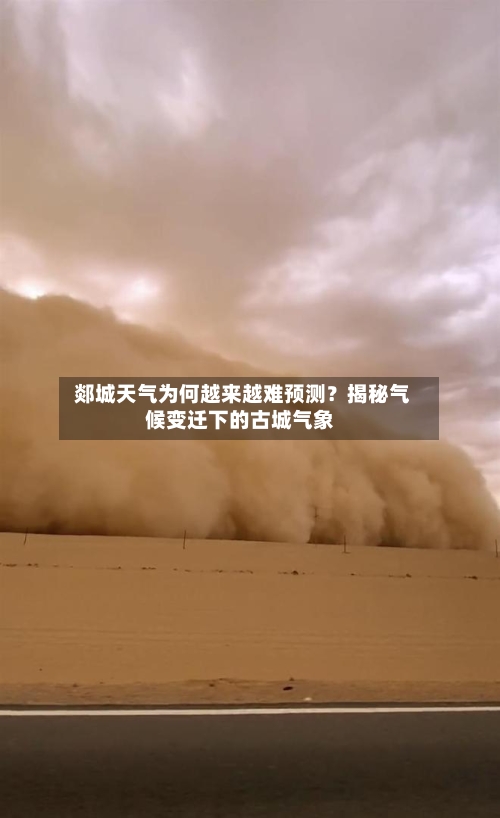  郯城天气为何越来越难预测？揭秘气候变迁下的古城气象