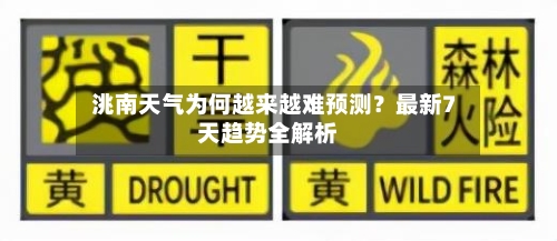  洮南天气为何越来越难预测？最新7天趋势全解析