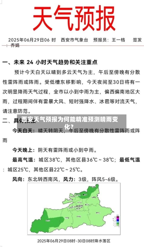  西安天气预报为何能精准预测晴雨变化？