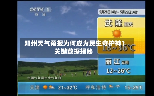  邓州天气预报为何成为民生守护神？关键数据揭秘
