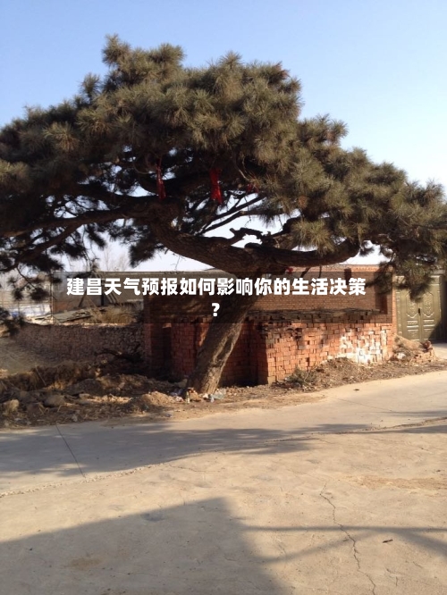  建昌天气预报如何影响你的生活决策？