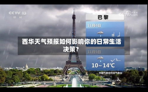  西华天气预报如何影响你的日常生活决策？