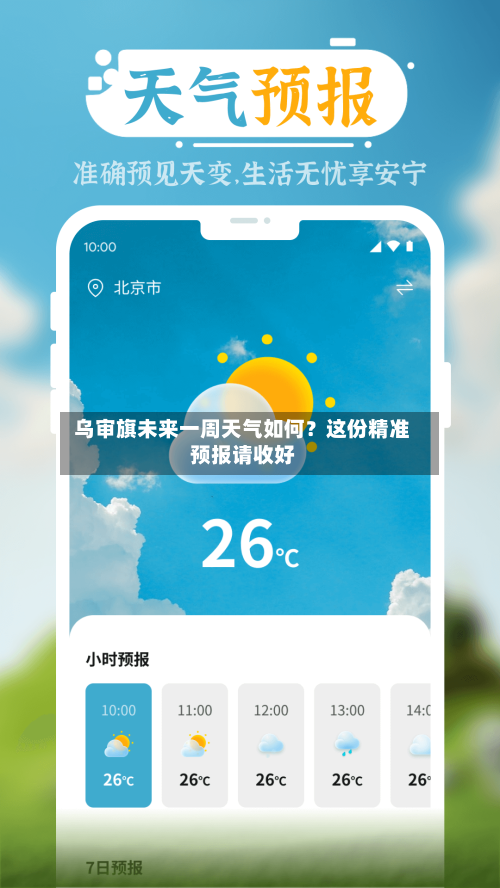  乌审旗未来一周天气如何？这份精准预报请收好  