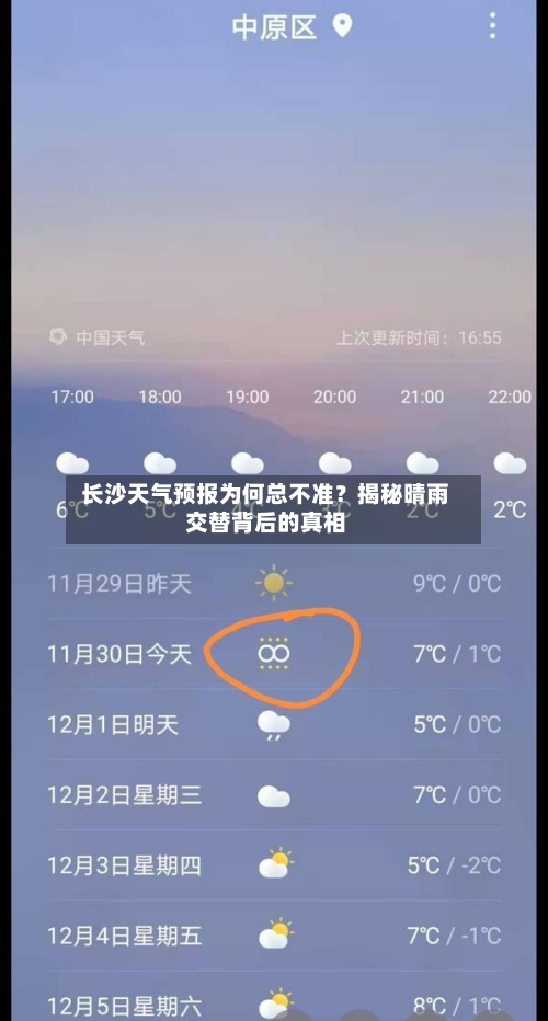  长沙天气预报为何总不准？揭秘晴雨交替背后的真相  