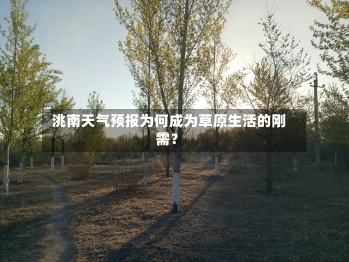  洮南天气预报为何成为草原生活的刚需？