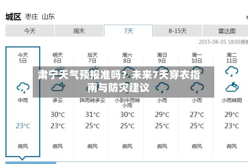 肃宁天气预报准吗？未来7天穿衣指南与防灾建议