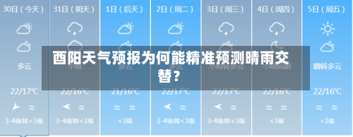  酉阳天气预报为何能精准预测晴雨交替？