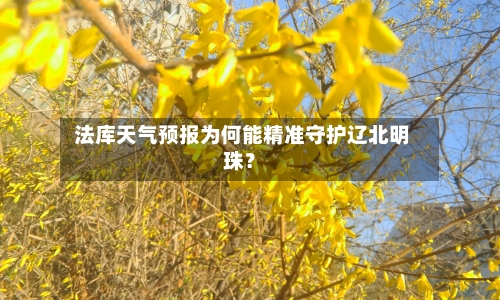  法库天气预报为何能精准守护辽北明珠？