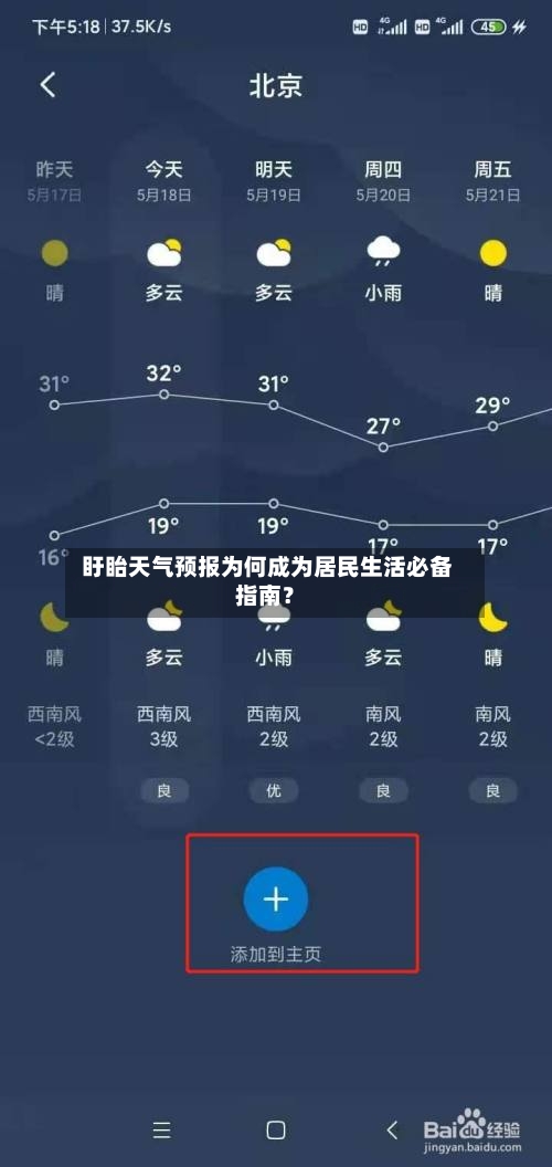  盱眙天气预报为何成为居民生活必备指南？