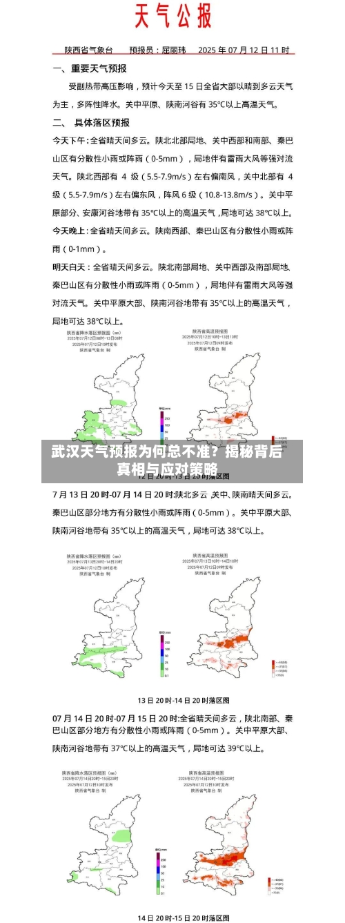  武汉天气预报为何总不准？揭秘背后真相与应对策略  