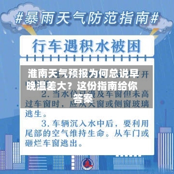  淮南天气预报为何总说早晚温差大？这份指南给你答案  