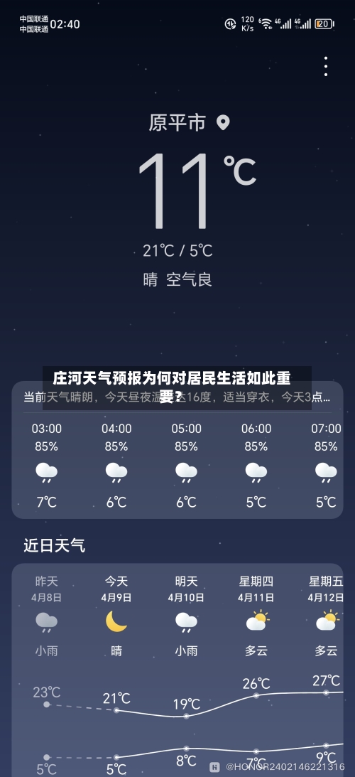  庄河天气预报为何对居民生活如此重要？