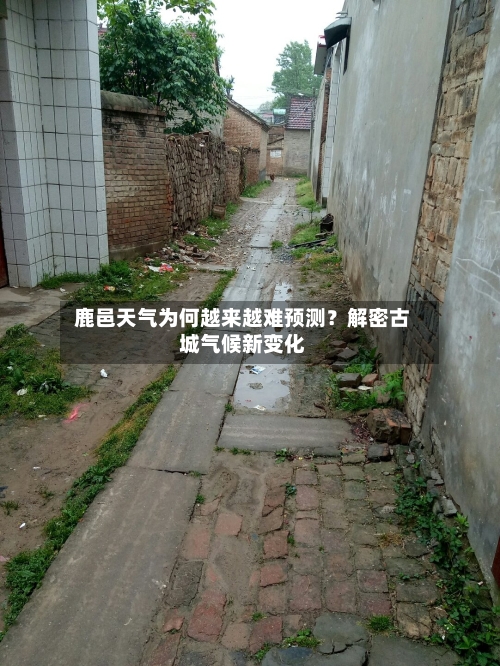 鹿邑天气为何越来越难预测？解密古城气候新变化  
