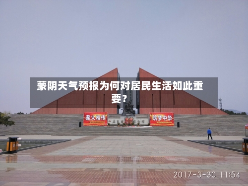  蒙阴天气预报为何对居民生活如此重要？