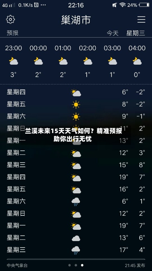  兰溪未来15天天气如何？精准预报助你出行无忧