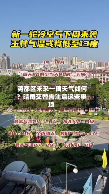  尧都区未来一周天气如何？晴雨交替需注意这些事项