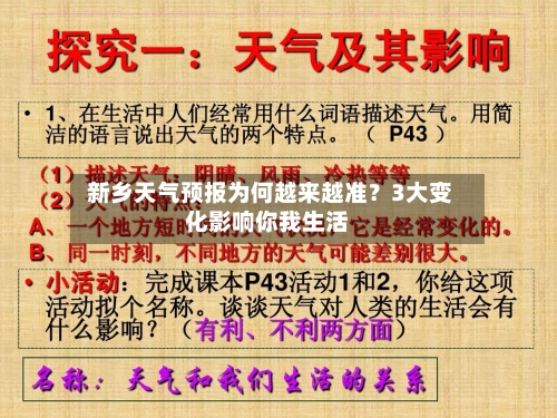  新乡天气预报为何越来越准？3大变化影响你我生活