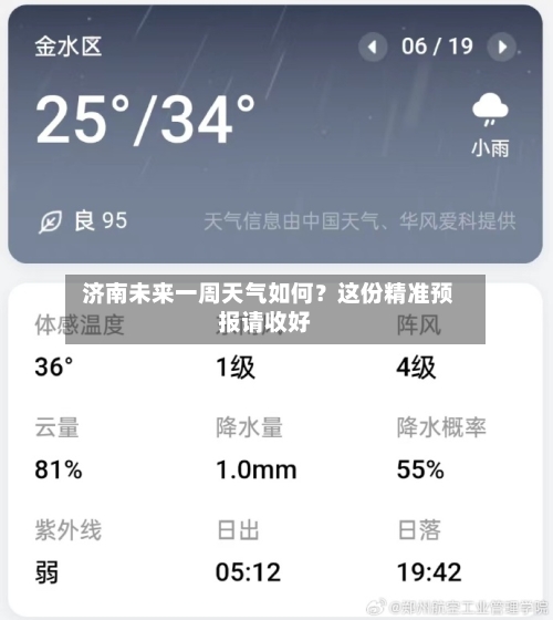  济南未来一周天气如何？这份精准预报请收好