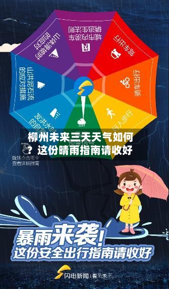  柳州未来三天天气如何？这份晴雨指南请收好