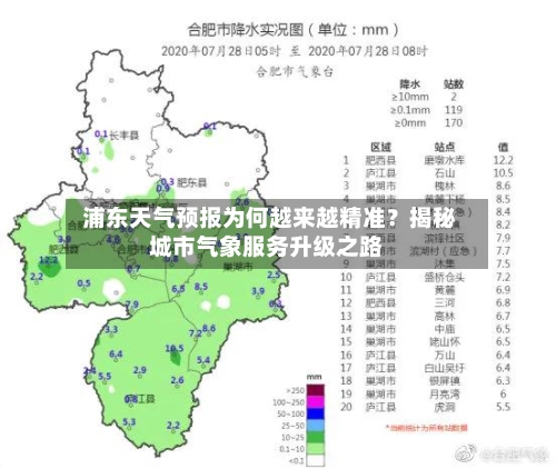  浦东天气预报为何越来越精准？揭秘城市气象服务升级之路