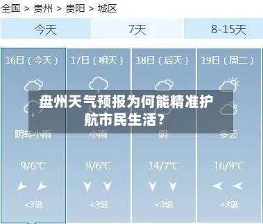  盘州天气预报为何能精准护航市民生活？