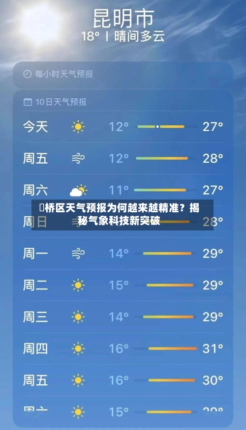  埇桥区天气预报为何越来越精准？揭秘气象科技新突破  