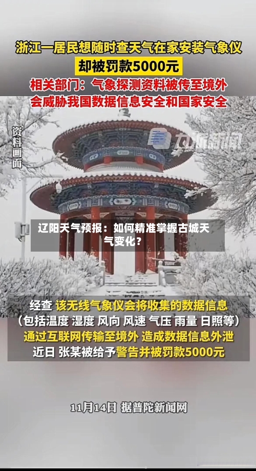 辽阳天气预报:如何精准掌握古城天气变化?